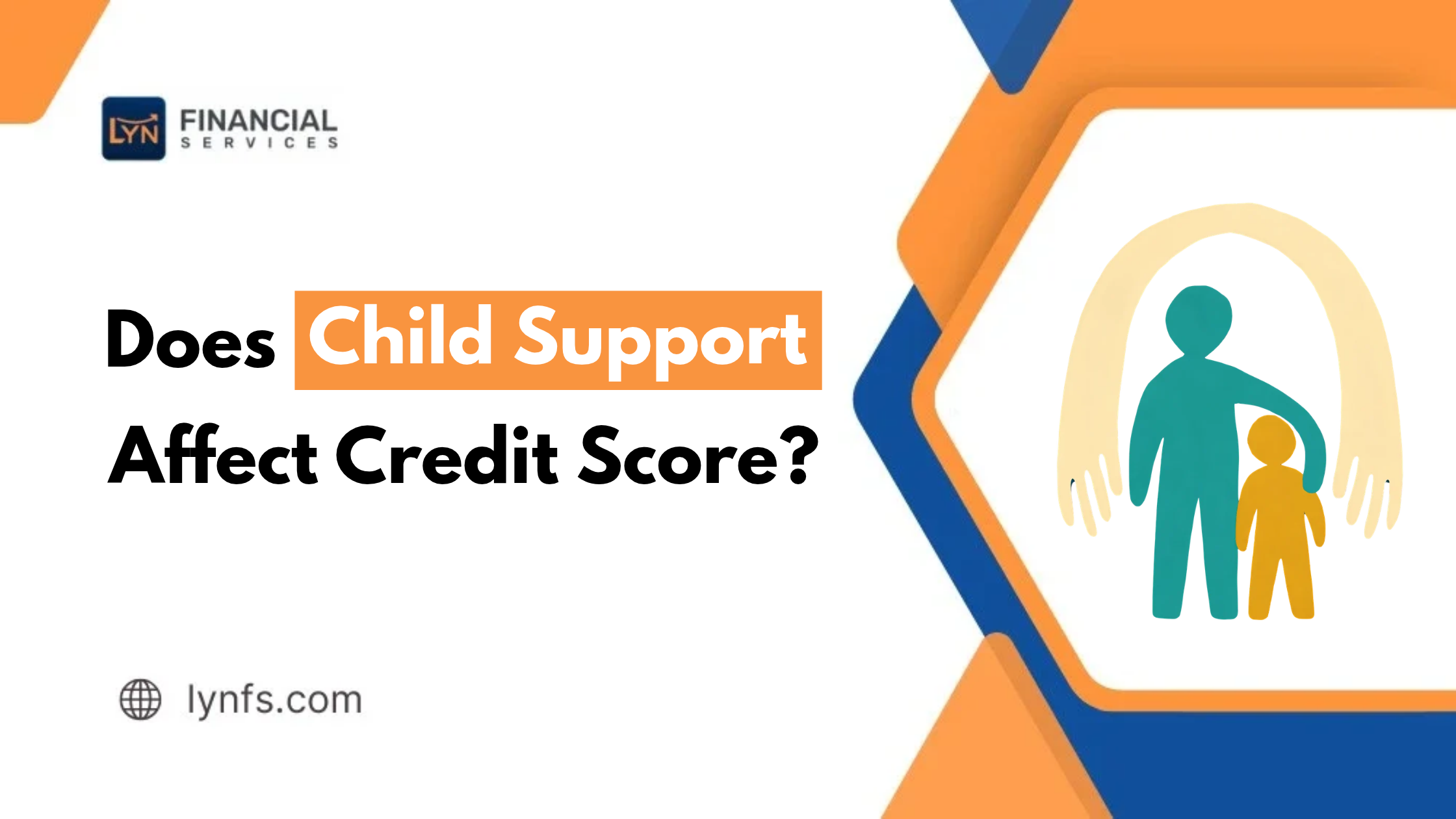 does child support affect credit score